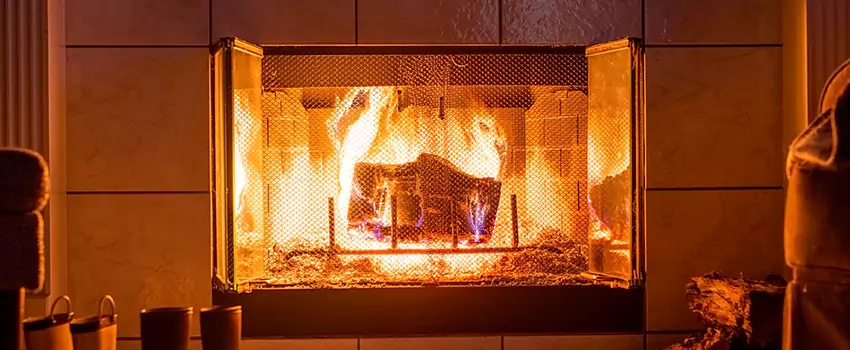 Mendota Hearth Landscape Fireplace Installation in Malton, Ontario