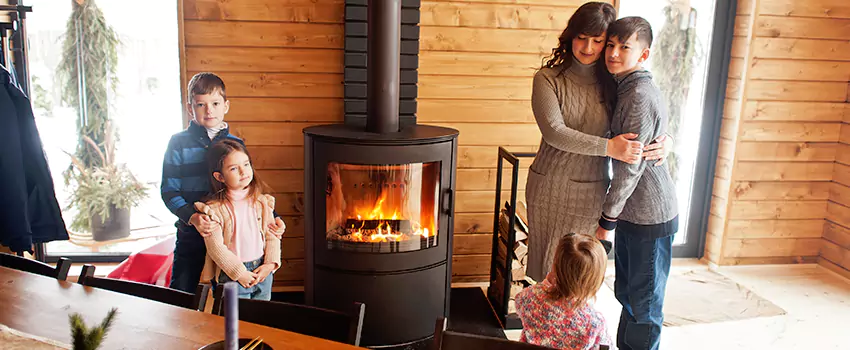 Morso Cast Iron Fireplace Insert Installation in Malton, Ontario
