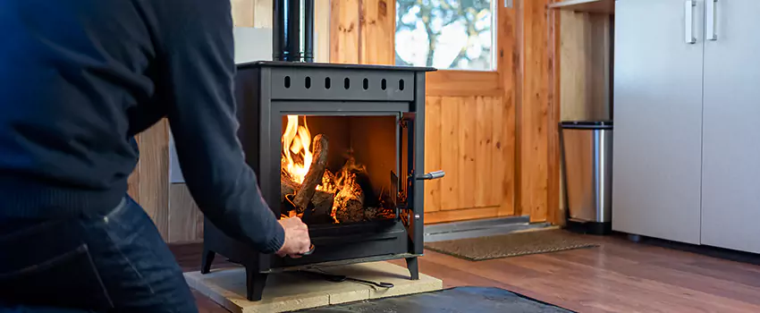 Open Hearth Wood Fireplace Installation in Malton, ON