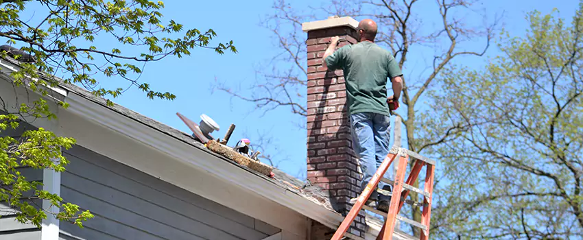 Vinyl and PVC Chimney Flashing Installation in Malton, ON