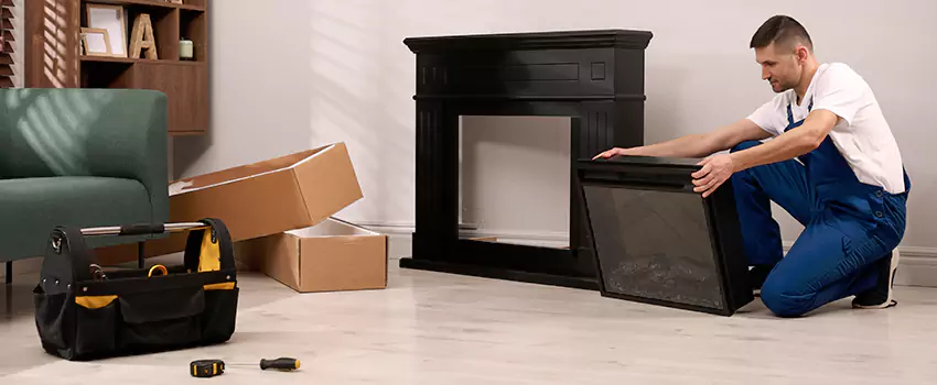 Old Rusted Metal Fireplace Repair And Replacement in Malton, ON