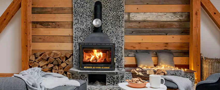 Thelin Hearth Products Direct Vent Gas Stove Fireplace Inspection in Malton, Ontario